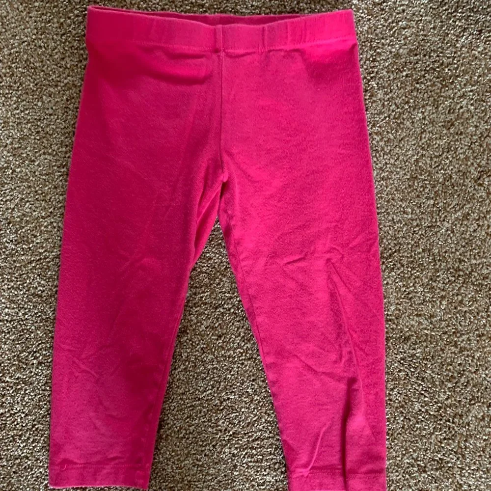 Wonder Nation pink capri pants 6-6X